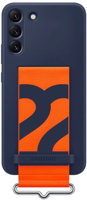 Samsung Case - Silicone Strap, Galaxy S22 Plus, blue