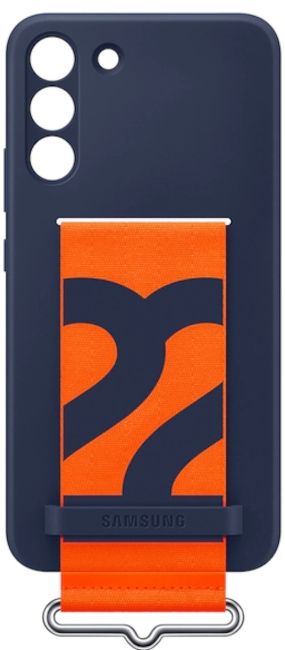 Samsung Case - Silicone Strap, Galaxy S22 Plus, blue