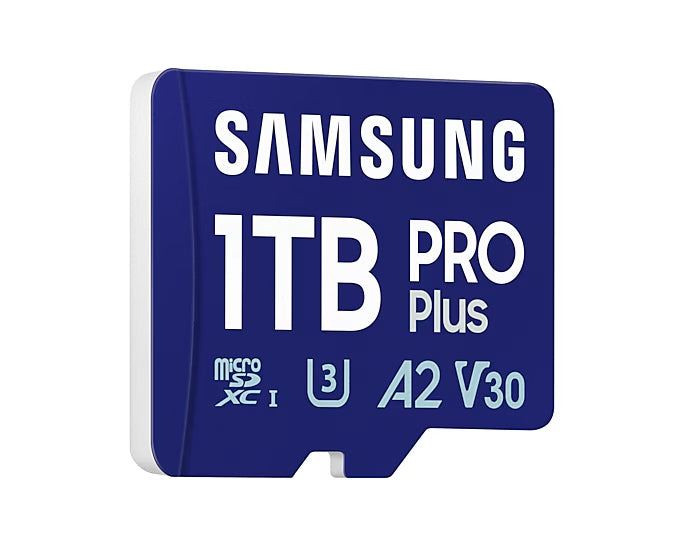 Samsung 1TB micro SD Card PRO Plus with Adapter, UHS-I, Read 180MB/s - Write 130MB/s