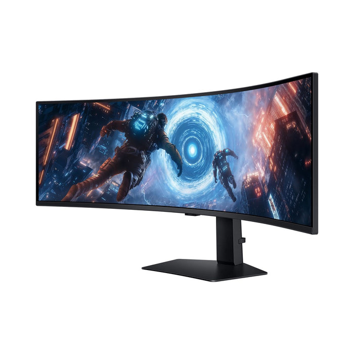 Samsung LS49FG910, 49" Odyssey G9 GAMING VA Curved OLED, 1000R, 144Hz, Smart. 32:9, 5120 x 1440, Display Port , HDMI,Micro HDMI, USB Hub, Silver