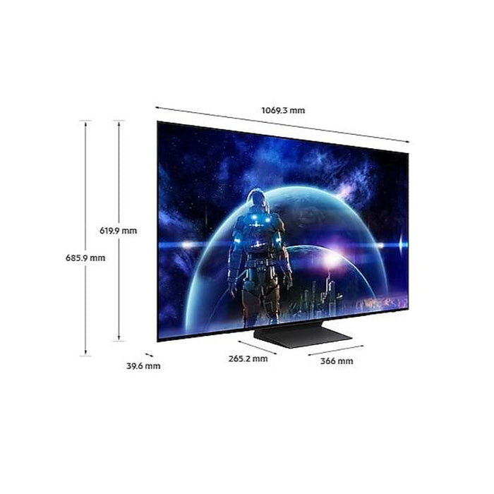 TV SAMSUNG QE48S90DAEXXH, 48"(121 cm), OLED, 4K Ultra HD, Tizen™ Smart TV, S90D (2024)