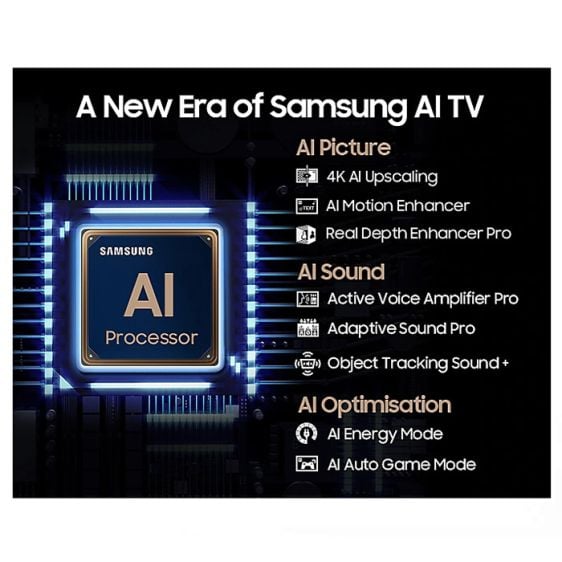 TV SAMSUNG QE65QN90DATXXH, 65" Neo QLED 4K QN90D AI TV (2024)