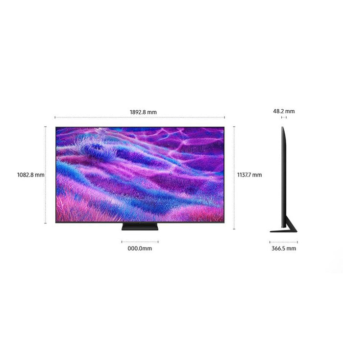 TV Samsung QE85QN80FAUXXH , 214 cm, 3840x2160 UHD-4K , 85 inch, Mini LED , Smart TV , Tizen