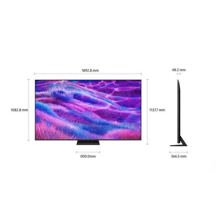 TV Samsung QE85QN80FAUXXH , 214 cm, 3840x2160 UHD-4K , 85 inch, Mini LED , Smart TV , Tizen