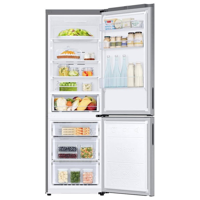 Refrigerator with freezer SAMSUNG RB33B610ESA/EF, 344 l, SpaceMax™, 185 cm, class E