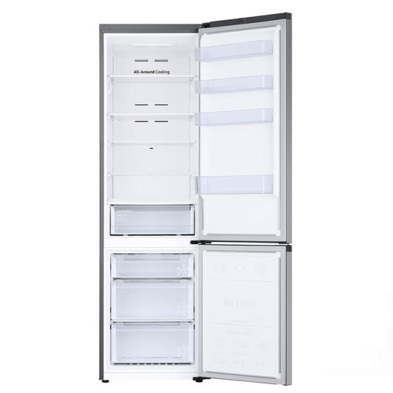 Refrigerator with freezer SAMSUNG RB38C600ESA/EF, 390 l, SmartThings AI Energy, 203 cm