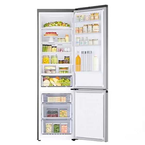 Refrigerator with freezer SAMSUNG RB38C600ESA/EF, 390 l, SmartThings AI Energy, 203 cm