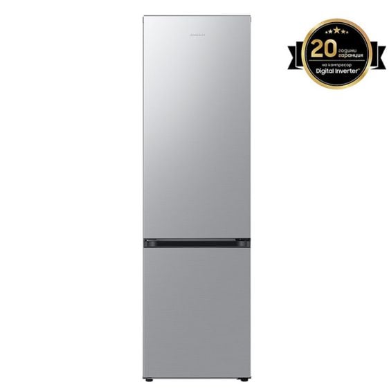 Refrigerator with freezer SAMSUNG RB38C600ESA/EF, 390 l, SmartThings AI Energy, 203 cm