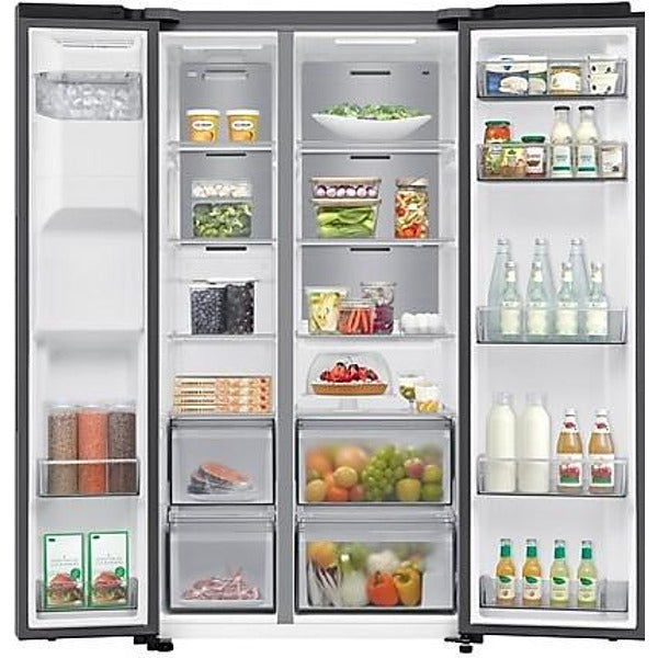 Refrigerator with freezer SAMSUNG Side-by-Side RS70F64KETEO, 640 l, No Frost, Wi-Fi