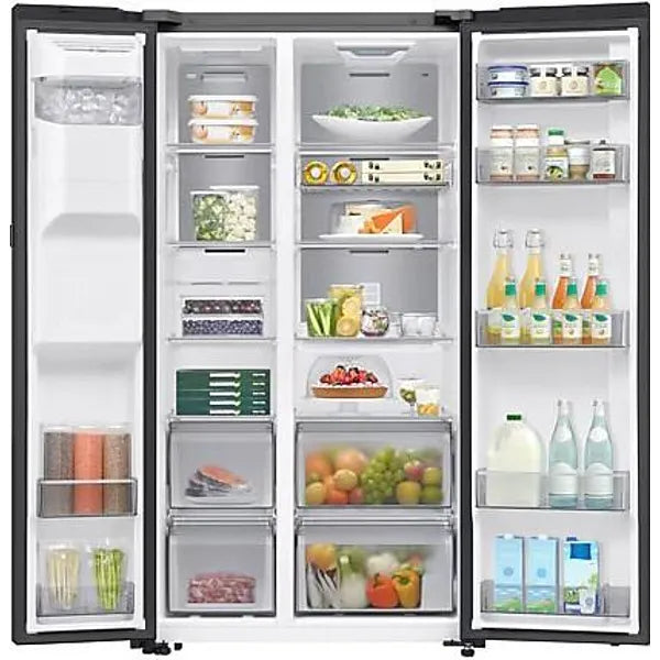 SAMSUNG Side-by-Side Refrigerator-Freezer RS80F64JEBEO, 634 l, No Frost, Auto Open Door, 178.6 cm