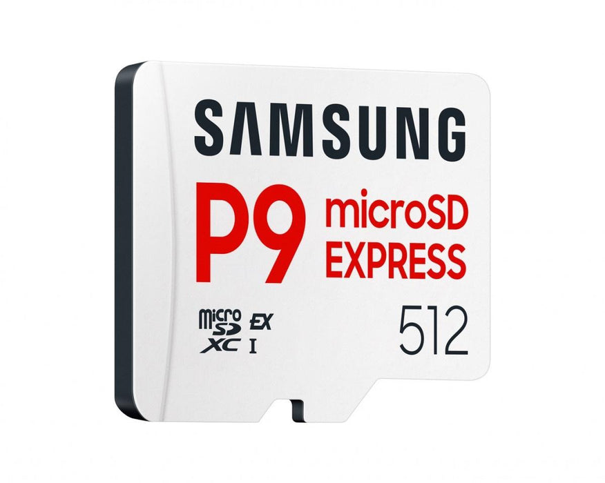 Memory card Samsung microSDXC, 512GB P9 Express, 800 MB/s, UHS-I 90 MB/s U3, V30, A1