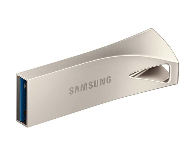 USB memory Samsung BAR Plus, 128GB, USB-A, Silver