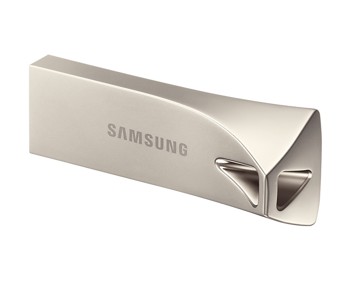 USB memory Samsung BAR Plus, 128GB, USB-A, Silver