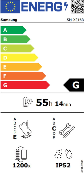 Samsung SM-X216R Galaxy Tab A9+ 11" 5G 8GB 128GB Gray
