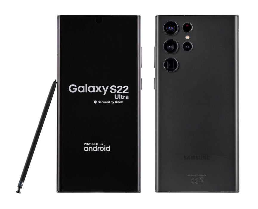 Samsung Galaxy S22 Ultra SM-S908B 17.3 cm (6.8") Dual SIM Android 12 5G USB Type-C 12 GB 256 GB 5000 mAh Black Remade / Refurbished