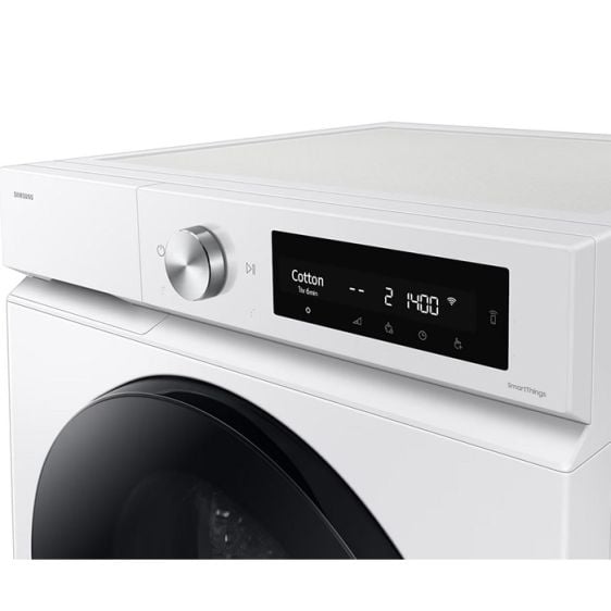 Washer dryer SAMSUNG WD90DB7B85GWU4 Bespoke AI Combo - SmartThings AI Energy, 9/6 kg, 1400 rpm, White
