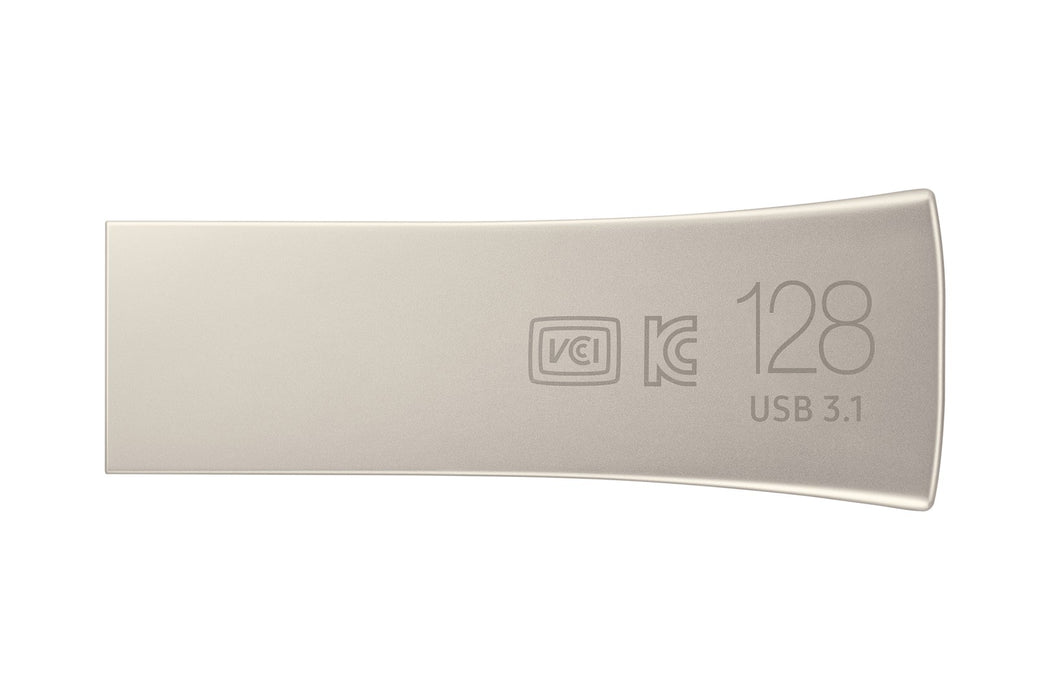 USB memory Samsung BAR Plus, 128GB, USB-A, Silver