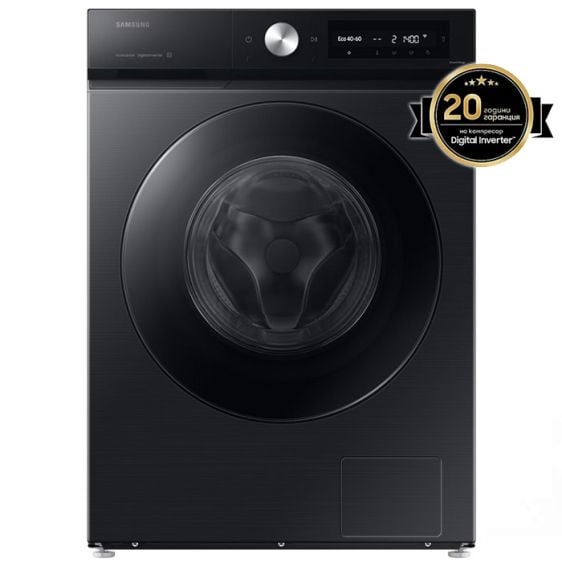Washing machine SAMSUNG WW11DB7B34GBU4, 11 kg, Auto Dose, SmartThings AI Energy, 1400 rpm. Black