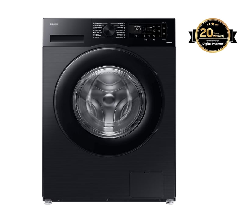 Washing machine SAMSUNG WW80CGC04DABLE, 8 kg, 1400 rpm Eco Bubble, SmartThings, Black Inox