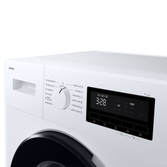 Washing machine SAMSUNG WW90FG3M05AWLF, 9 kg, 1400 rpm, Hygiene Steam, white
