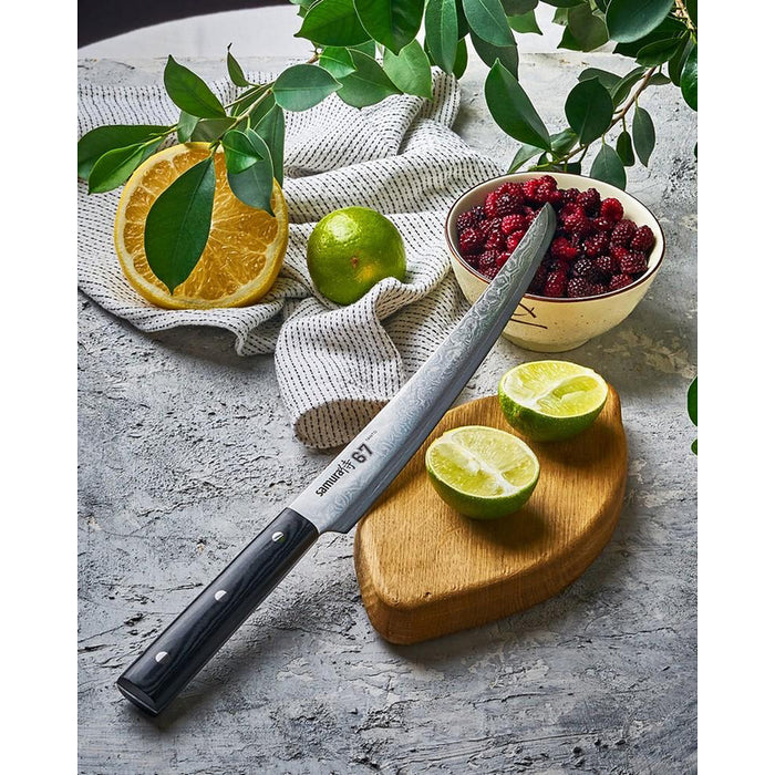 Kitchen utensil SAMURA SD67-0046MT DAMASCUS 69 PROF. KNIFE 23 CM.