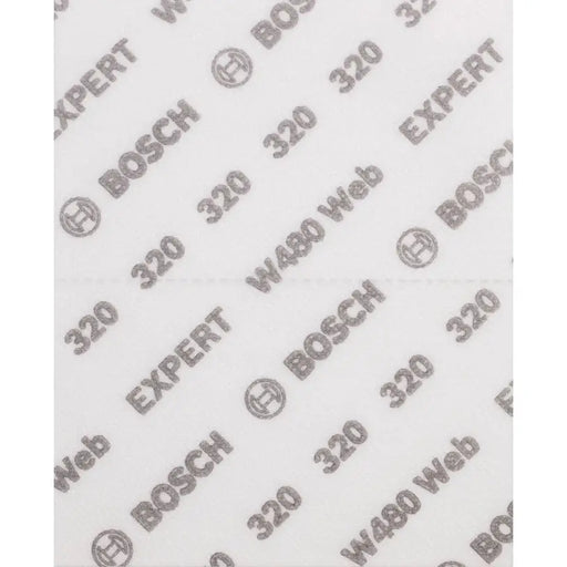 SANDING PAD 115X140 P320 2 PCS BOSCH EXPERT W480 - Шкурки за ръчно шлайфане<<<Консумативи за