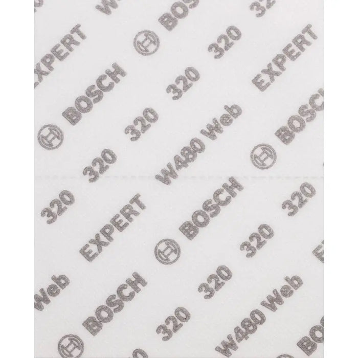 SANDING PAD 115X140 P320 2 PCS BOSCH EXPERT W480 - Шкурки за ръчно шлайфане<<<Консумативи за
