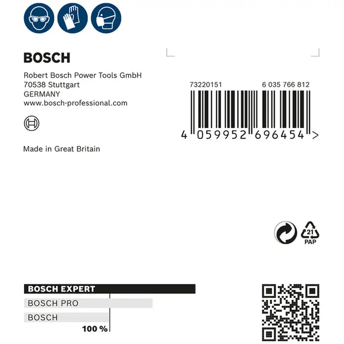 SANDING PADS 115X140 P120 2 PCS BOSCH EXPERT W480 - Шкурки за ръчно шлайфане<<<Консумативи за