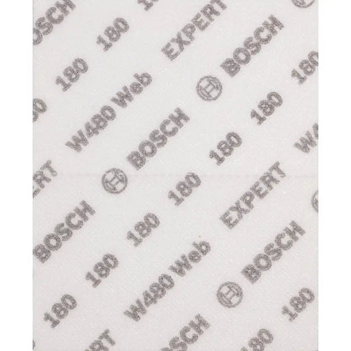 SANDING PADS 115X140 P180 2 PCS BOSCH EXPERT W480 - Шкурки за ръчно шлайфане<<<Консумативи за