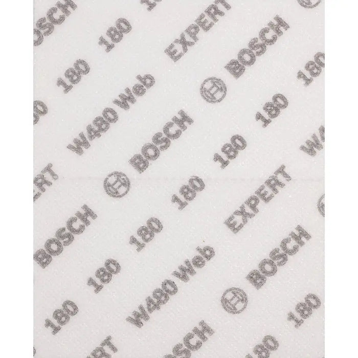 SANDING PADS 115X140 P180 2 PCS BOSCH EXPERT W480 - Шкурки за ръчно шлайфане<<<Консумативи за