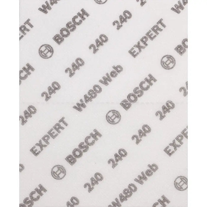 SANDING PADS 115X140 P240 2 PCS BOSCH EXPERT W480 - Шкурки за ръчно шлайфане<<<Консумативи за