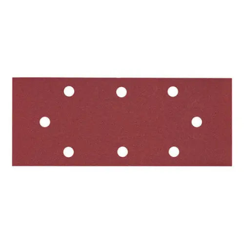 SANDING PADS FOR VIBROSE GRINDERS 93X230 MM P120 8 HOLES 10 PCS RAIDER - Шкурки за машинно шлайфане<<<Консумативи за