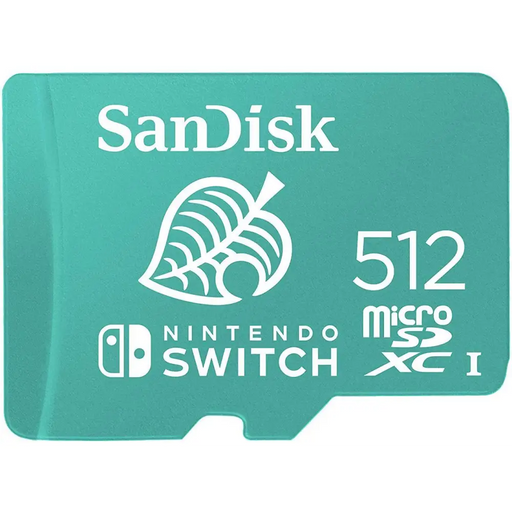 SanDisk memory card for Nintendo Switch microSDXC UHS-I 512GB Up to 100MB/s - Карти памет<<<Фото и видео