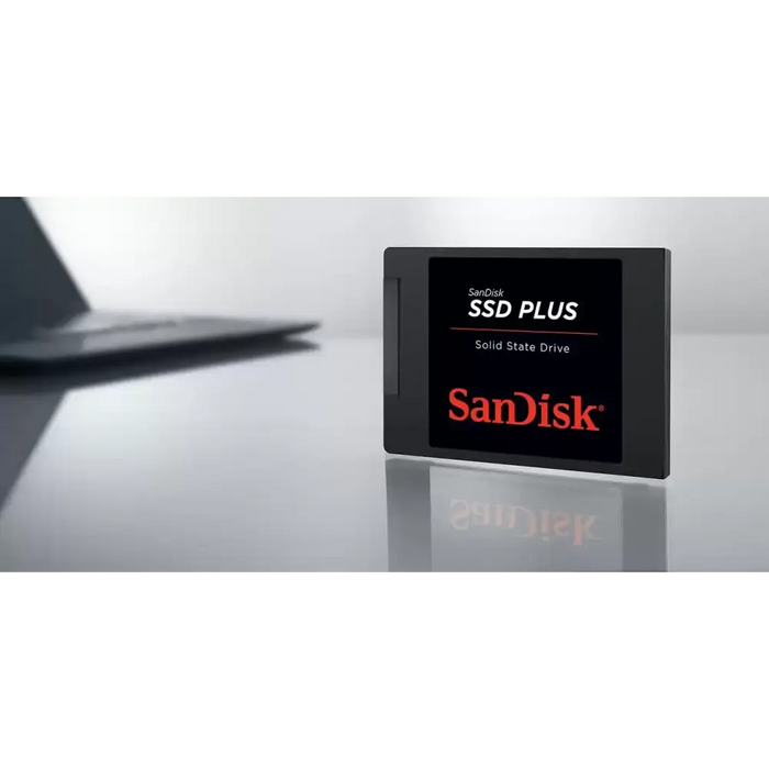SanDisk SSD Plus 545GB up to 505MB/s read speed up to 440MB/s write speed SATA Revision 3.0 (6 Gb/s) shock resistant