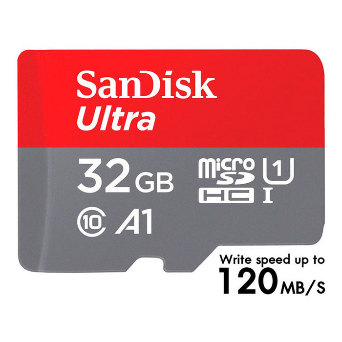 Memory card SanDisk Ultra Android microSDXC 32GB 120MB/s A1 Cl.10 UHS-I (SDSQUA4-032G-GN6MA)