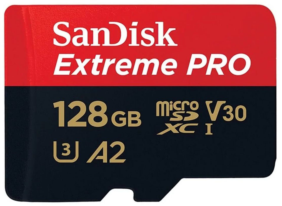 Memory card SANDISK EXTREME PRO microSDXC 128GB 200/90 MB/s UHS-I U3 (SDSQXCD-128G-GN6MA)