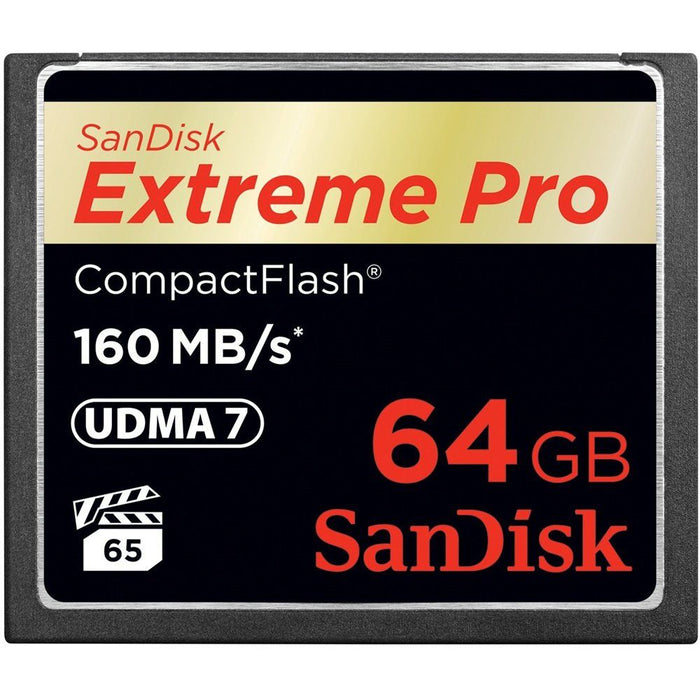 Memory card SANDISK Extreme PRO, CompactFlash, 64GB