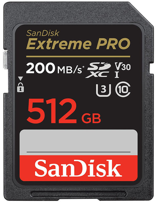 SANDISK Extreme PRO SDHC memory card, 512GB