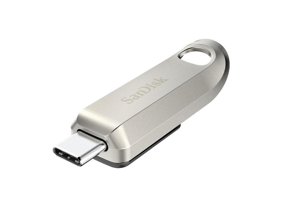 USB memory stick SanDisk Ultra Luxe, 64GB, USB 3.2 Gen 1, USB-C, Silver