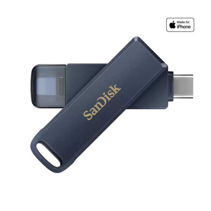 SanDisk Flash memory iXpand Flash Drive Luxe 256GB, for Apple