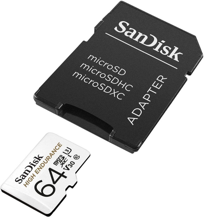 Memory card SANDISK micro SDXC UHS-I, U3, SD Adapter, 64GB