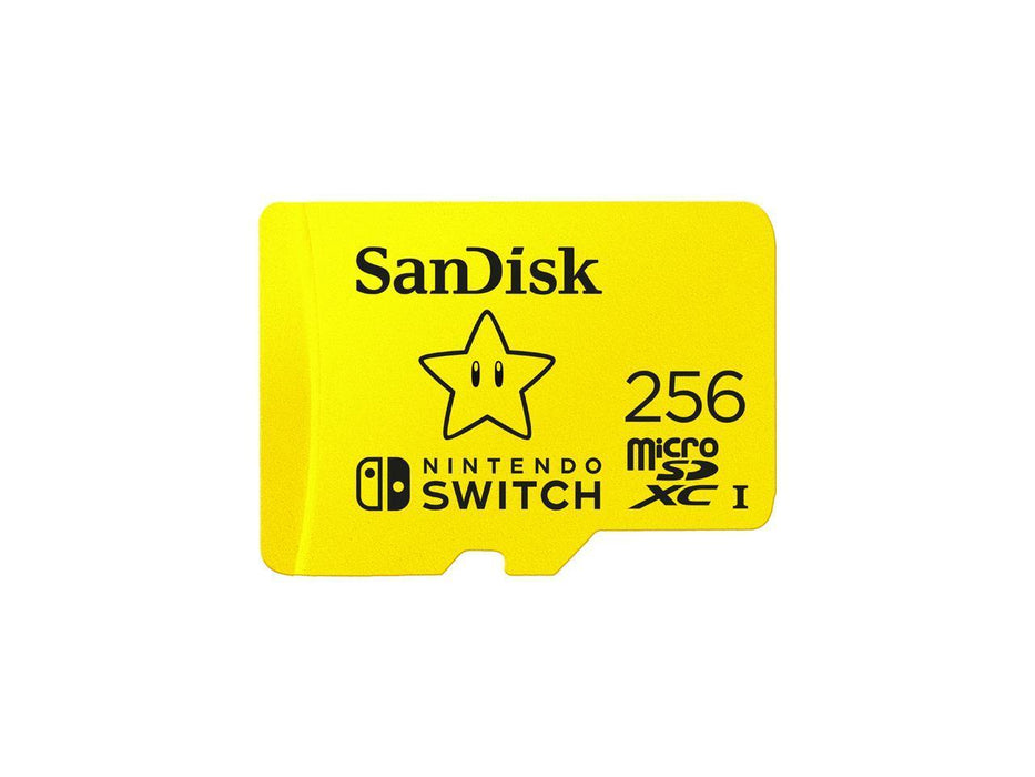 SanDisk memory card for Nintendo Switch, microSDXC UHS-I, 256GB, Up to 100MB/s