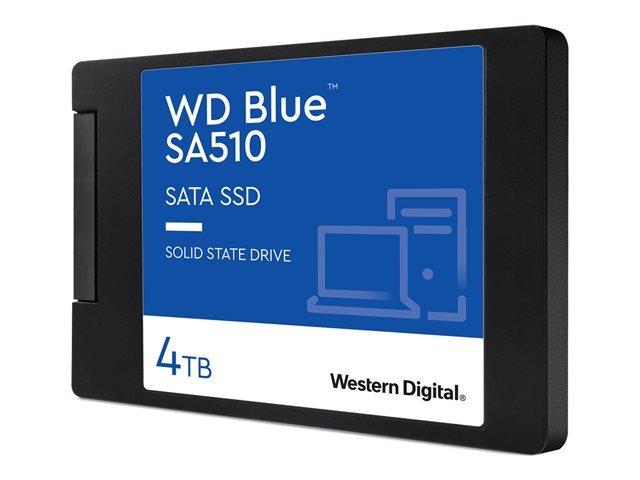 WD Blue SA510 SSD 4TB SATA III 6Gb/s cased 2.5inch 7mm internal single-packed POWERED BY SANDISK