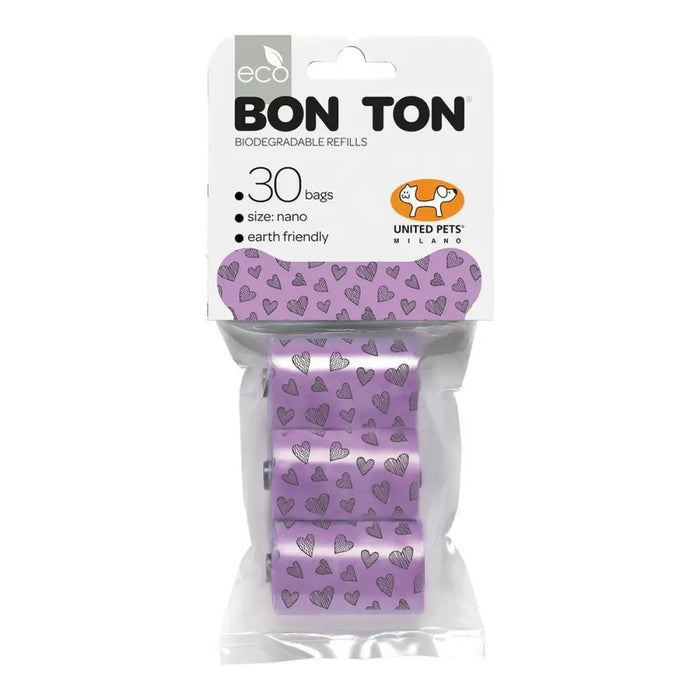 Sanitary bags United Pets Bon Ton Nano Dog Purple (3 x 10 uds) - Домашни Животни<<<Дом Градина<<<BigBuy&&&Пътуване и