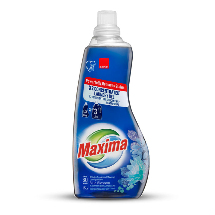 WASHING GEL 60 WASH MAXIMA 1.5 L BLUE BLOSSOM SANO