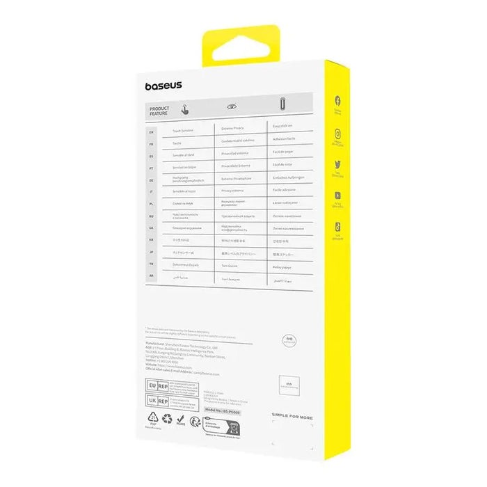 Sapphire Tempered Glass Baseus 0.3mm for iPhone 15 Pro - For smartphones<<<Tempered glass and screen protectors<<<GSM