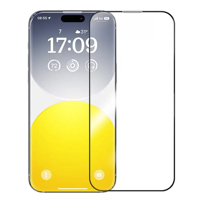 Sapphire Tempered Glass Baseus 0.3mm for iPhone 15 Pro - For smartphones<<<Tempered glass and screen protectors<<<GSM