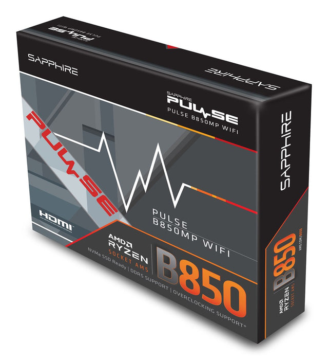 Sapphire PULSE B850M WIFI AMD B850 Socket AM5 micro ATX