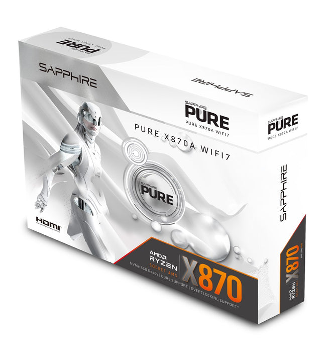SAPPHIRE PURE X870A WIFI 7 Motherboard