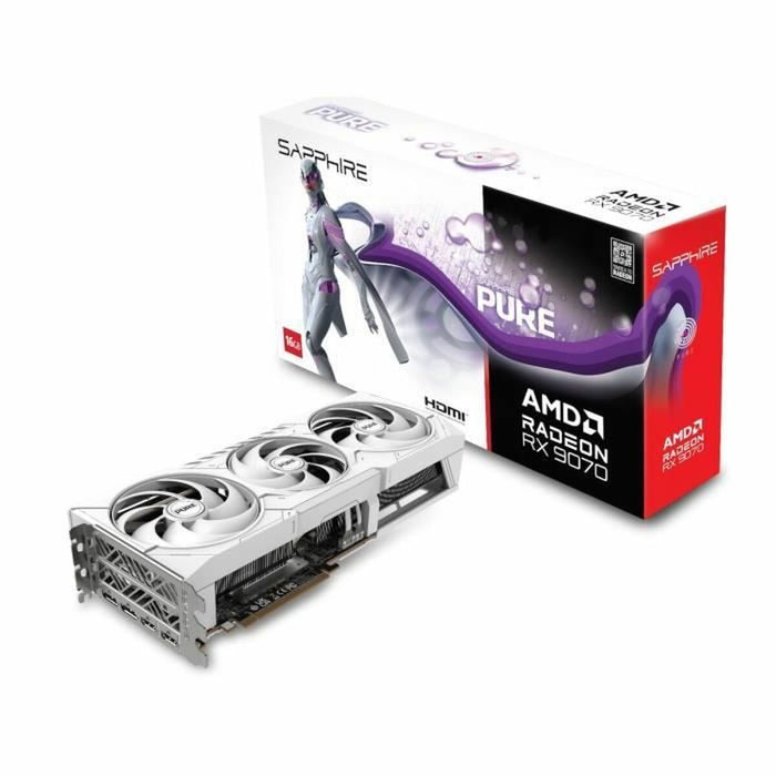 SAPPHIRE PURE AMD RADEON RX 9070 GAMING OC 16GB DUAL HDMI DUAL DP